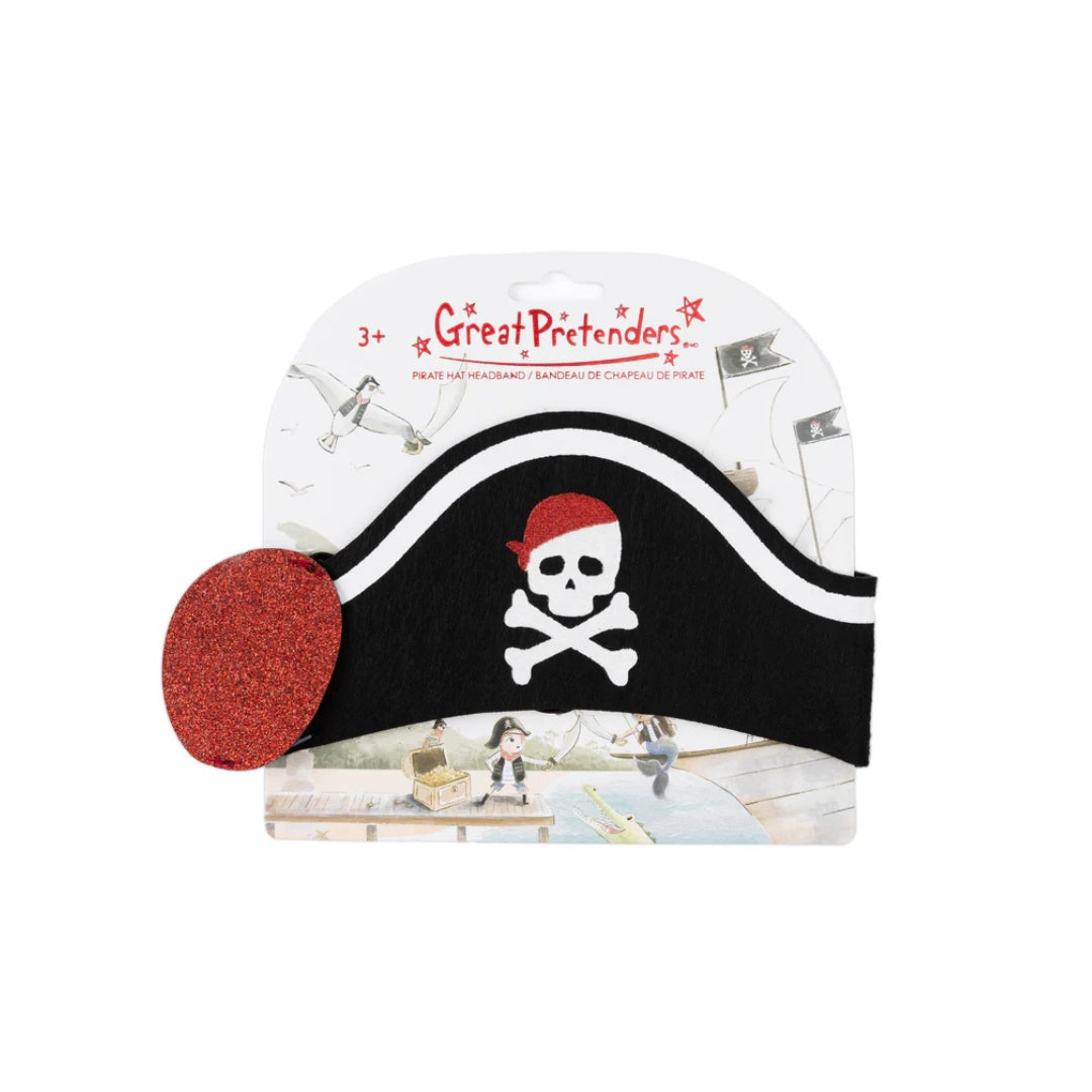 BANDA DE PIRATA CON PARCHE PARA EL OJO