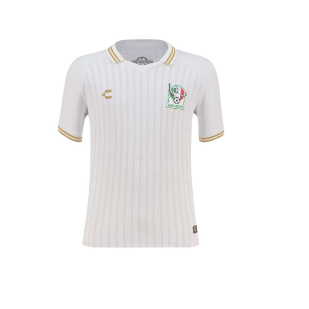 JERSEY CHARLY LEYENDAS HUGO SÁNCHEZ COLOR BLANCO NIÑO
