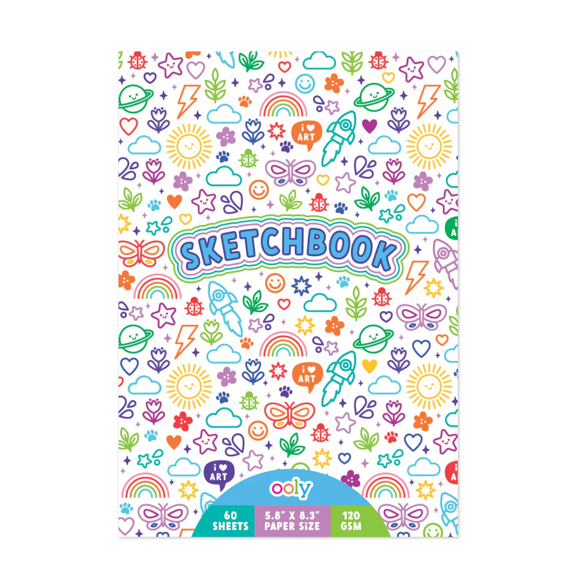 OOLY CUADERNO BOCETOS Y GARABATOS COLORIDOS