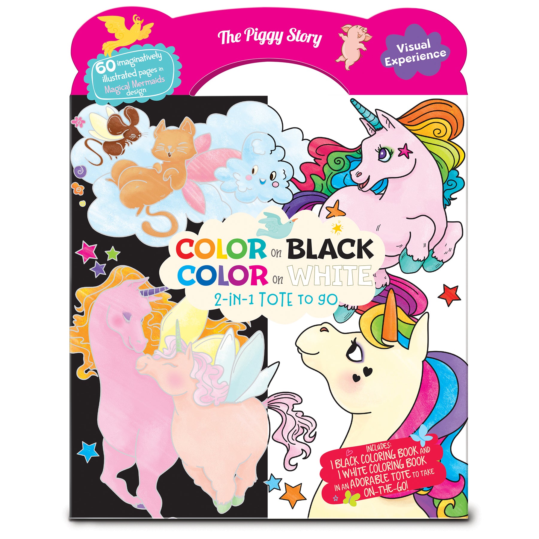 Piggy Story Libro para Colorear Unicornio