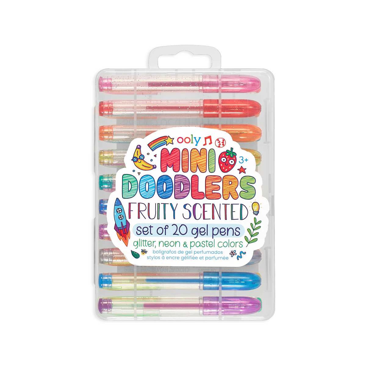 OOLY BOLÍGRAFOS GEL PERFUMADOS MINI DOODLERS SET 20 PZAS