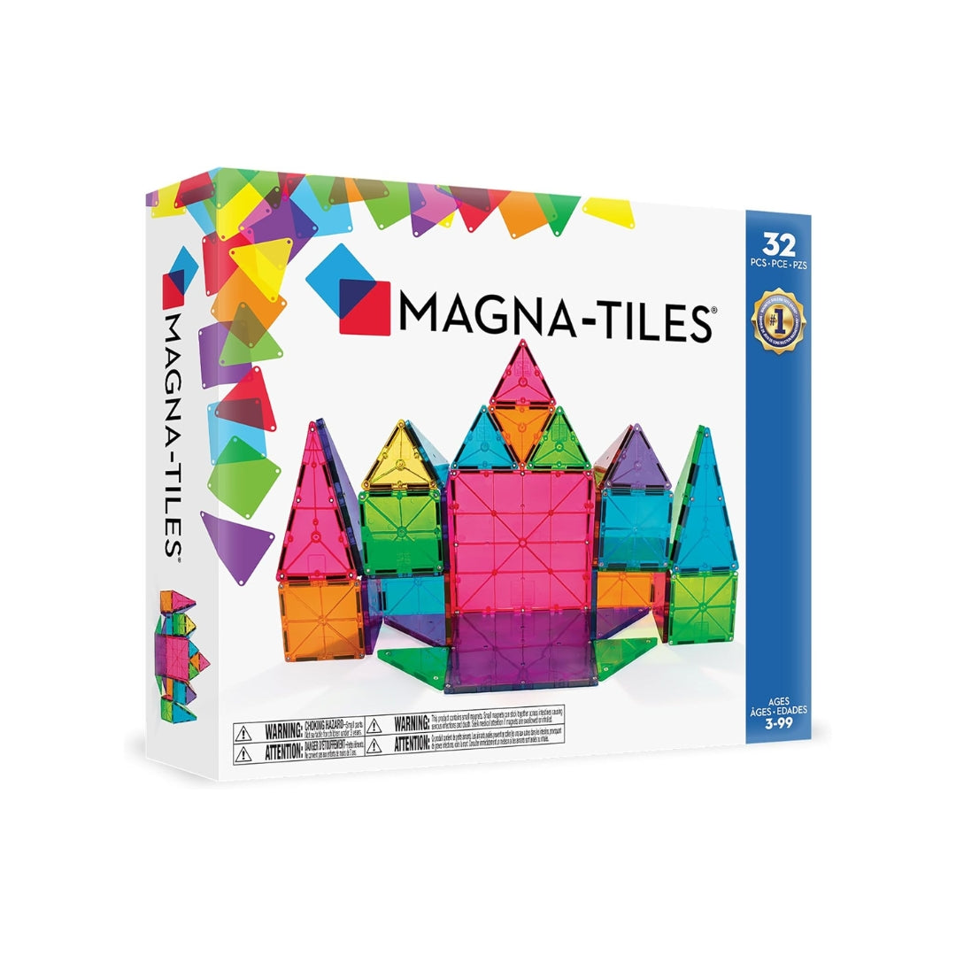 MEGADIDACTICA MAGNATILES CLEAR COLORS