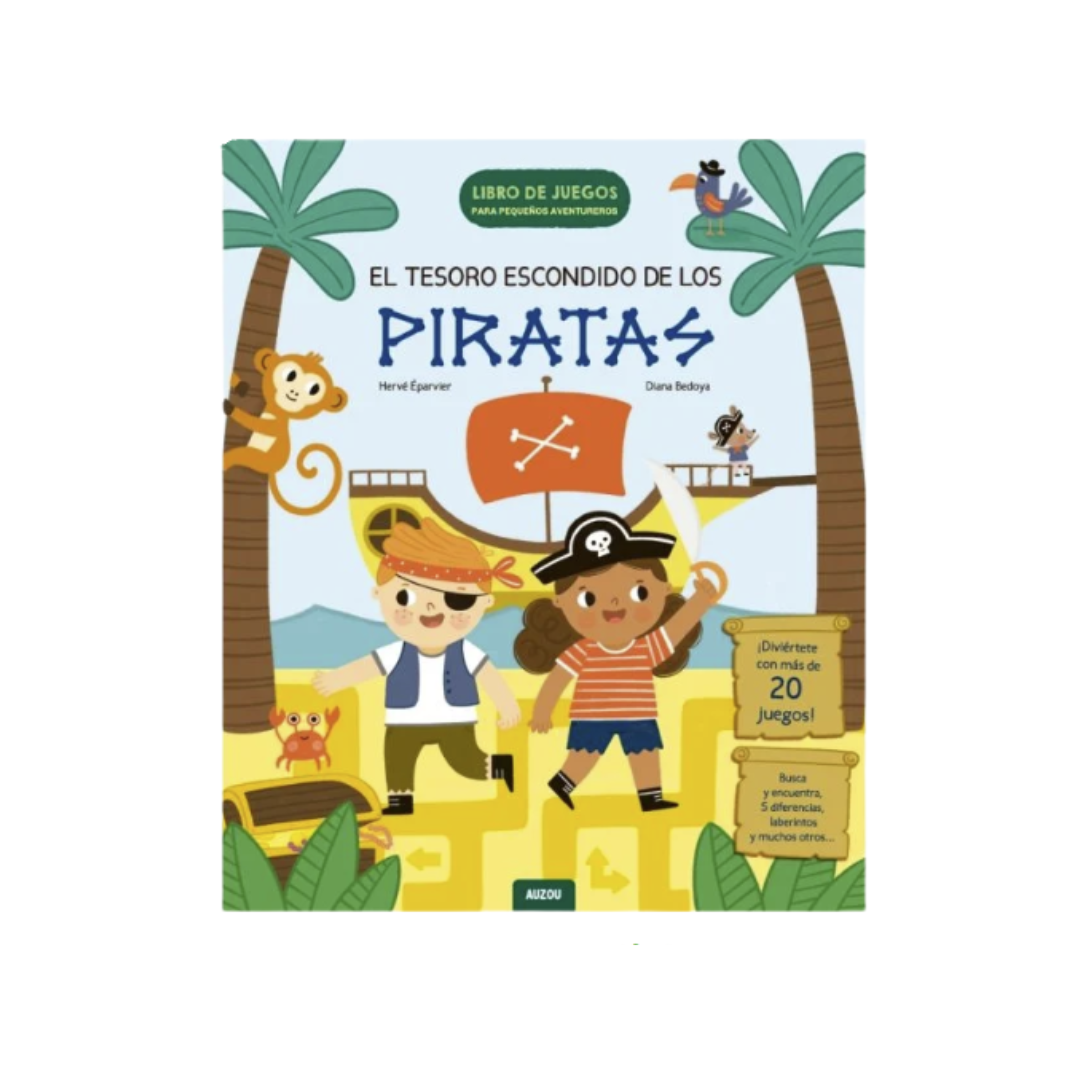 LIBRO EL TESORO ESCONDIDO DE LOS PIRATAS