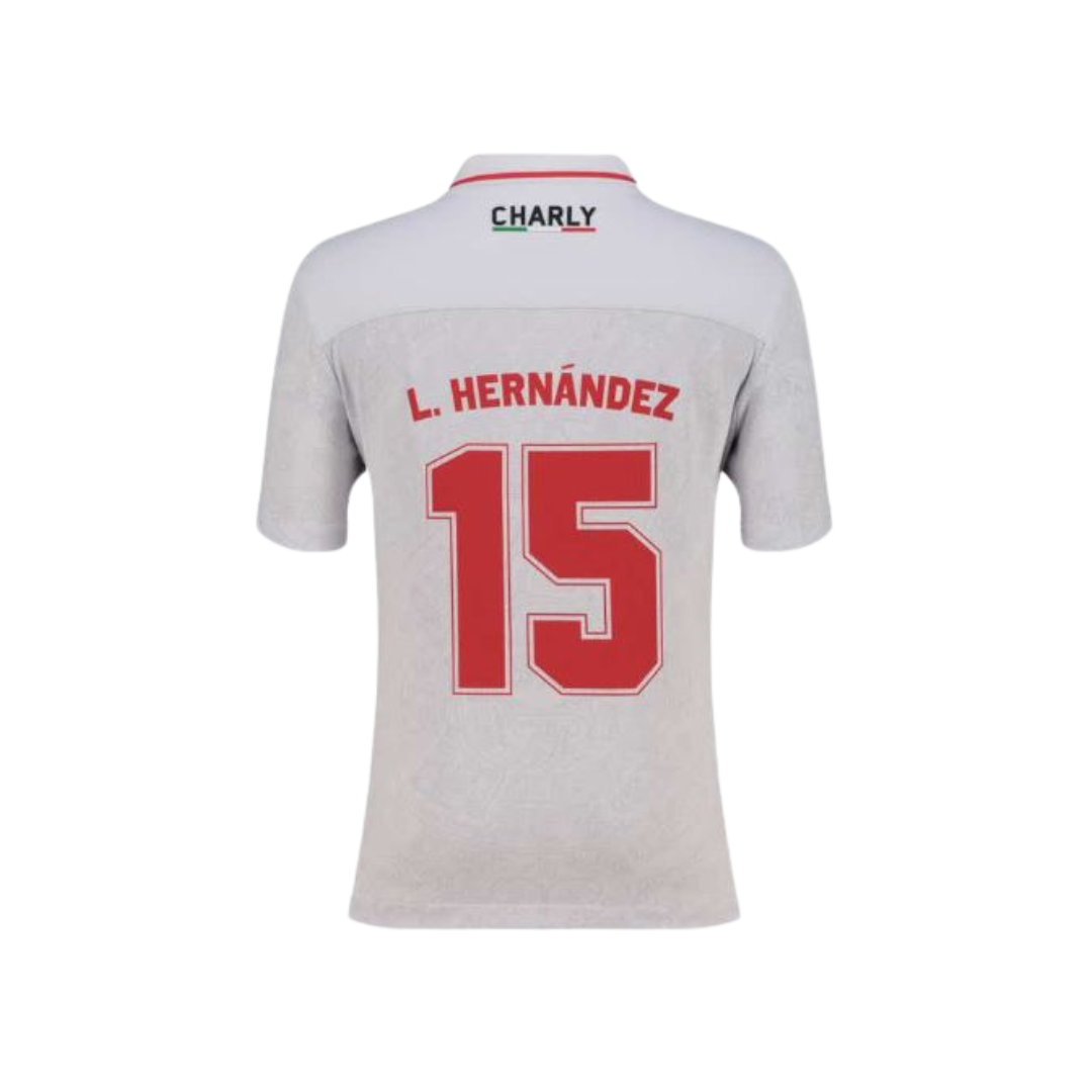 JERSEY CHARLY LEYENDAS LUIS HERNÁNDEZ EDICIÓN ESPECIAL COLOR BLANCO PARA NIÑO
