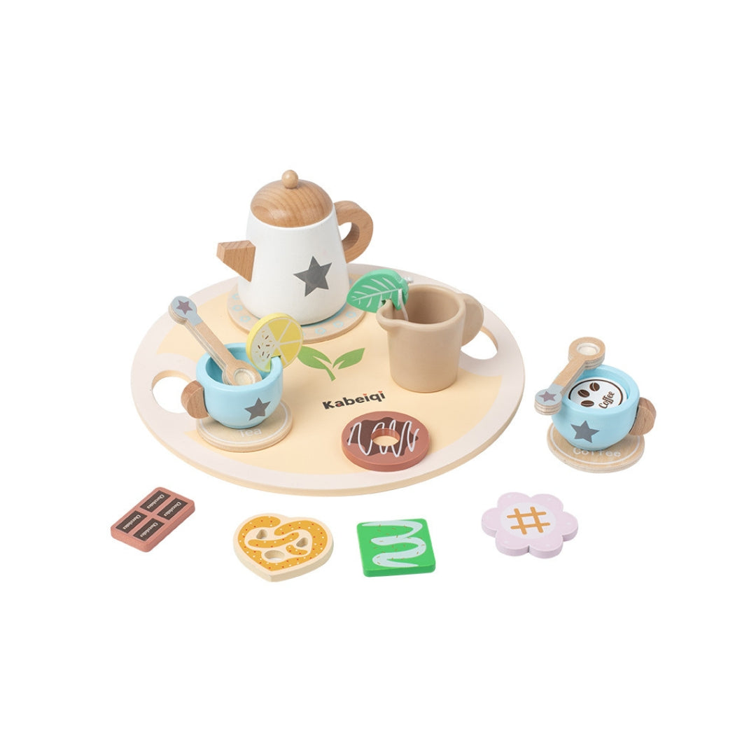 SET DE JUEGO DE TÉ COLOR BLANCO