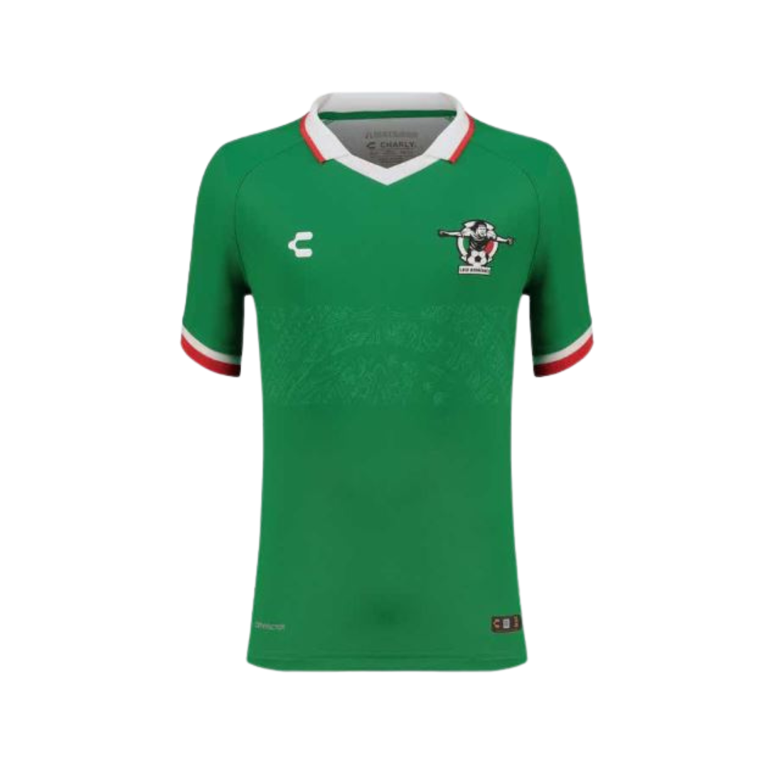 JERSEY CHARLY LEYENDAS LUIS HERNANDEZ COLOR VERDE PARA NIÑO