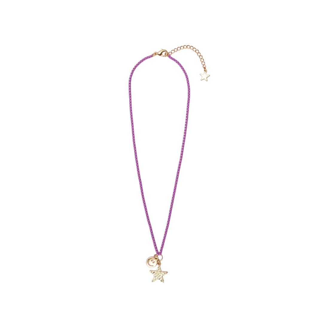 Collar Sonrisas de Brillo de Estrellas