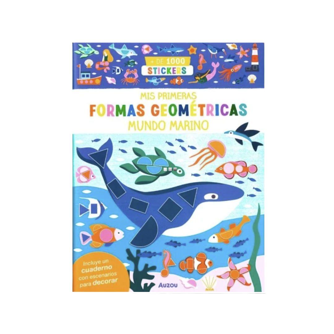 LIBRO FORMAS GEOMÉTRICAS MUNDO MARINO