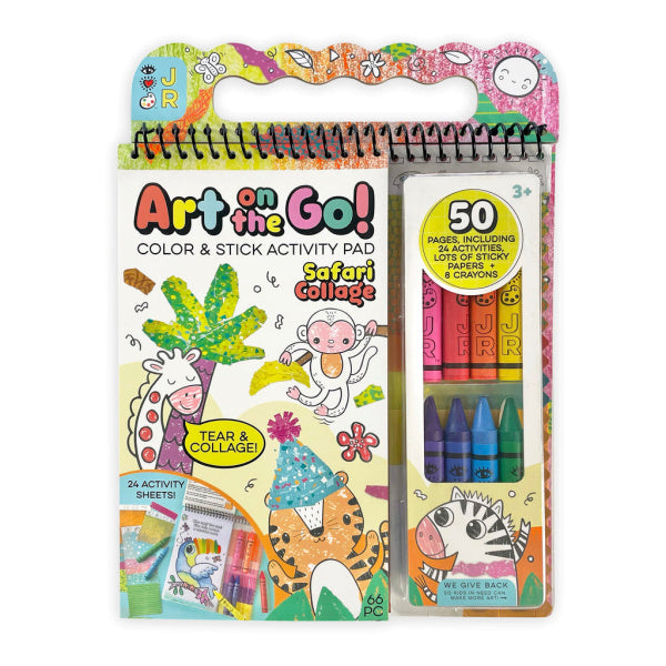 MEGADIDACTICA HEART ART COLAGE SAFARIS