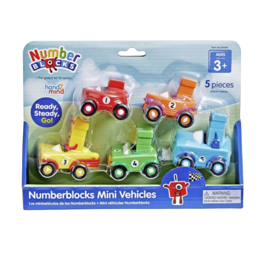 MINI VEHÍCULOS NUMBERBLOCKS 5 PZAS