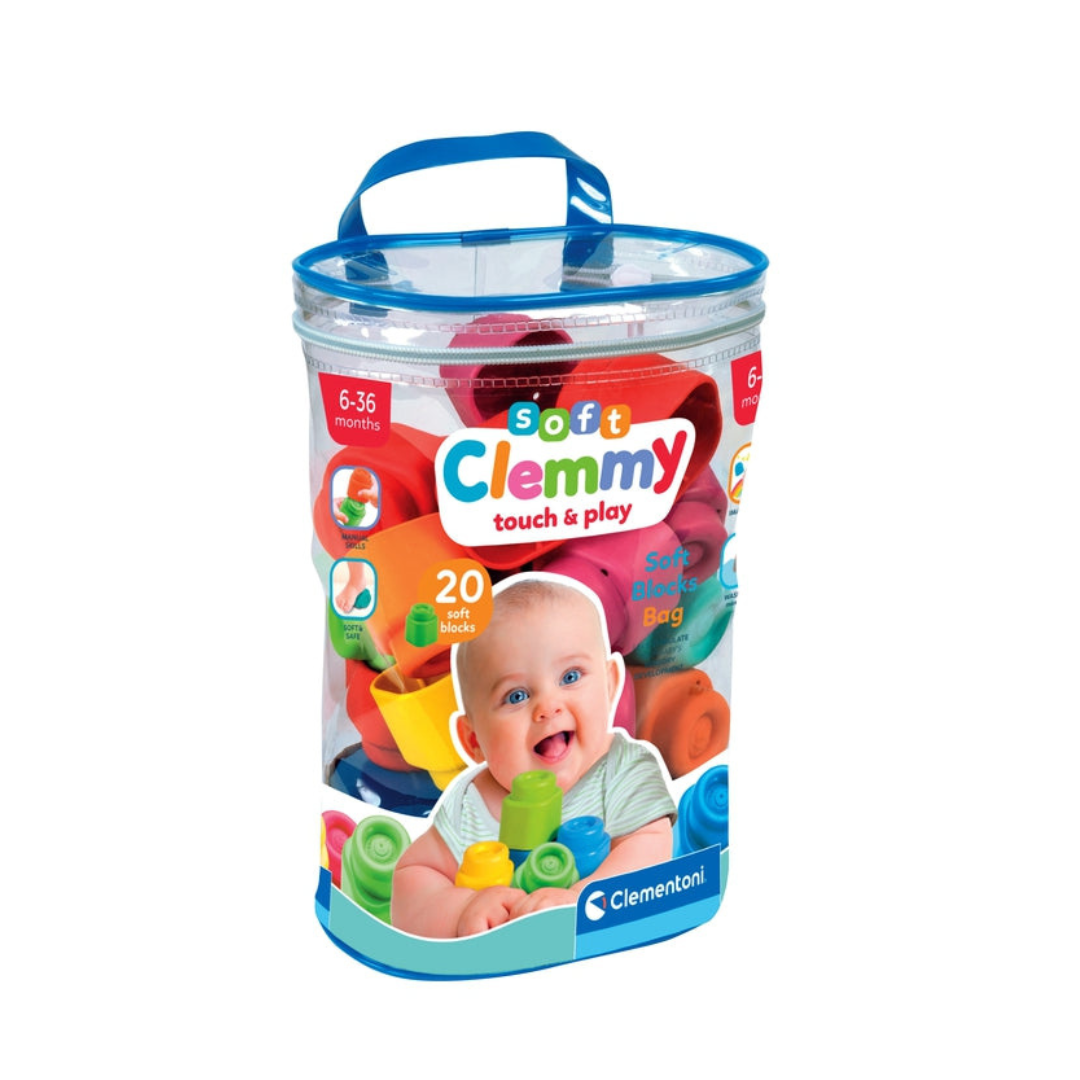 BLOQUES CLEMMY SOFT & PLAY 20 PZAS