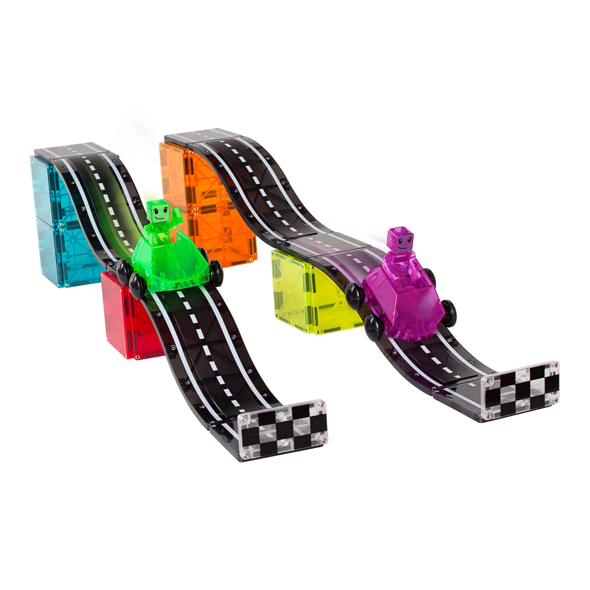 MAGNATILES DOWNHILL DUO SET 40 PZAS