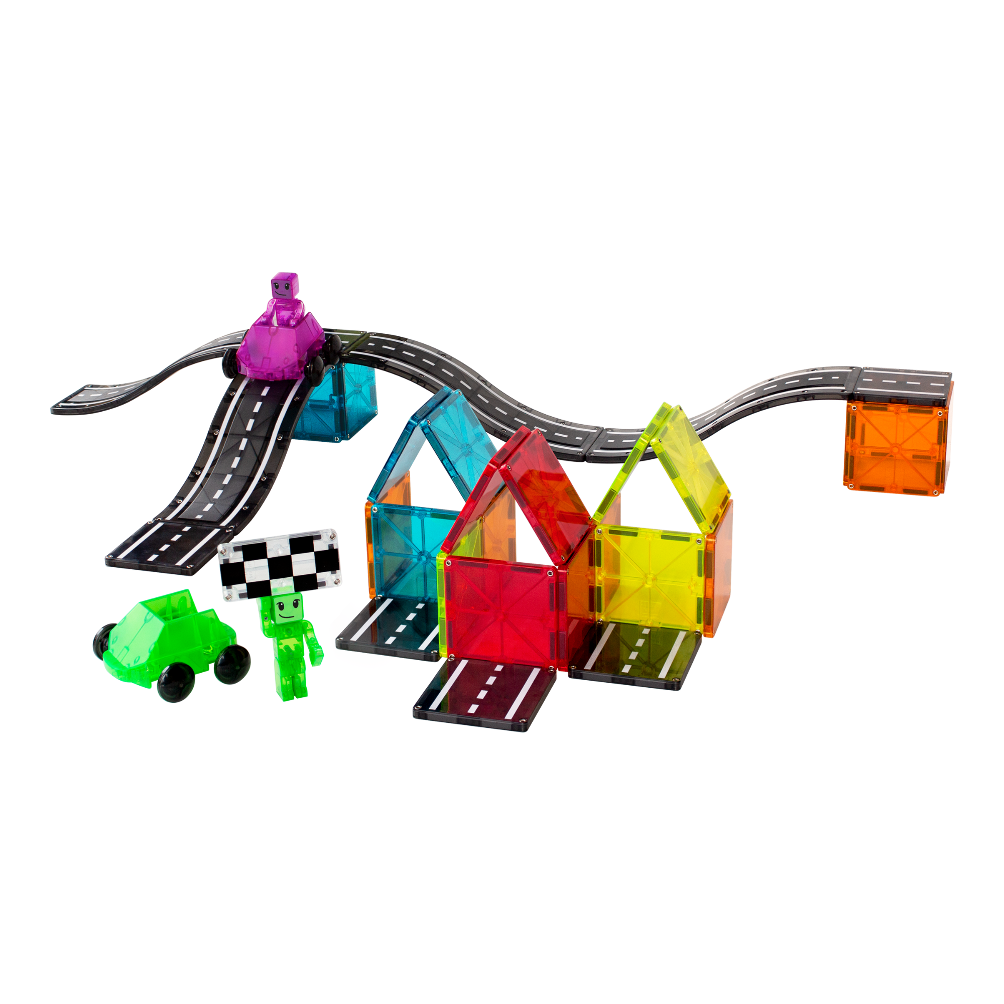 MAGNATILES DOWNHILL DUO SET 40 PZAS
