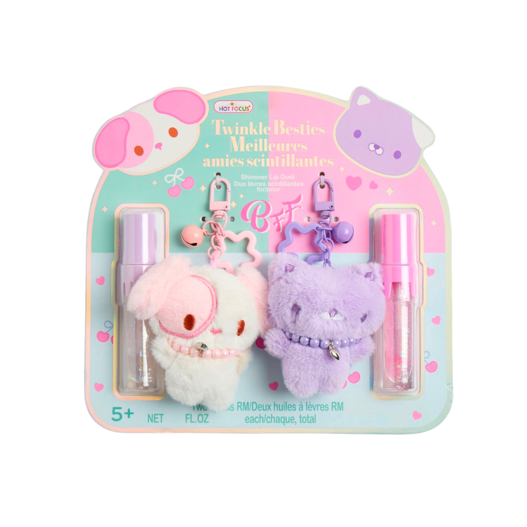 HOT FOCUS SET LLAVERO BESTIES HAPPY BUNNY