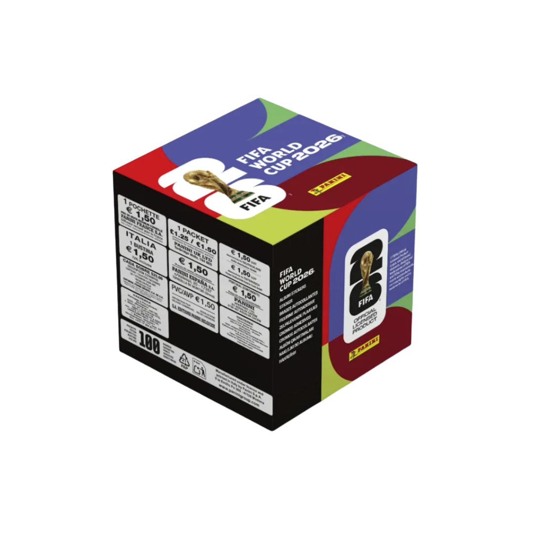 CAJA DE 100 SOBRES FIFA WORLD CUP 2026