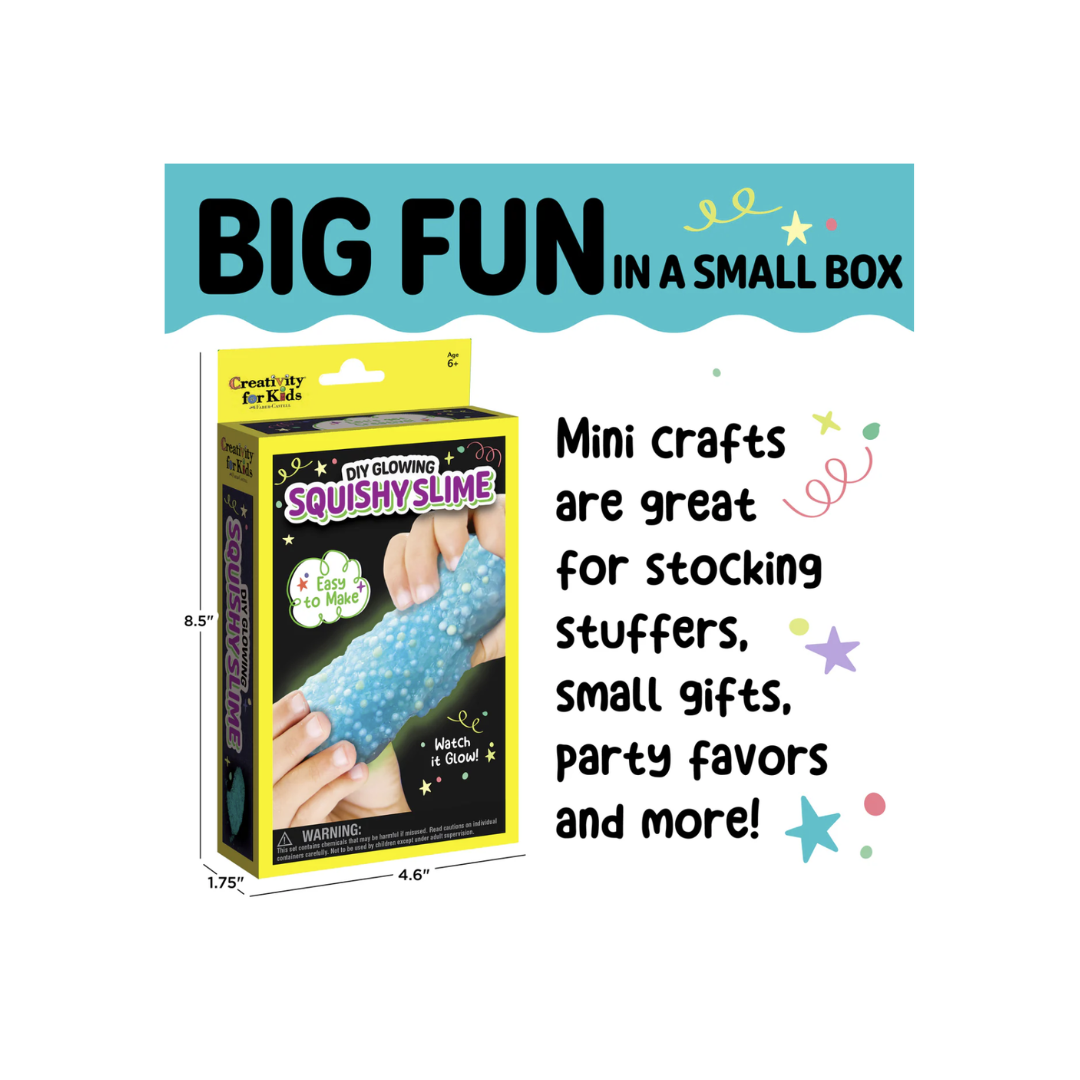 SQUISHY SLIME BRILLA EN LA OBSCURIDAD