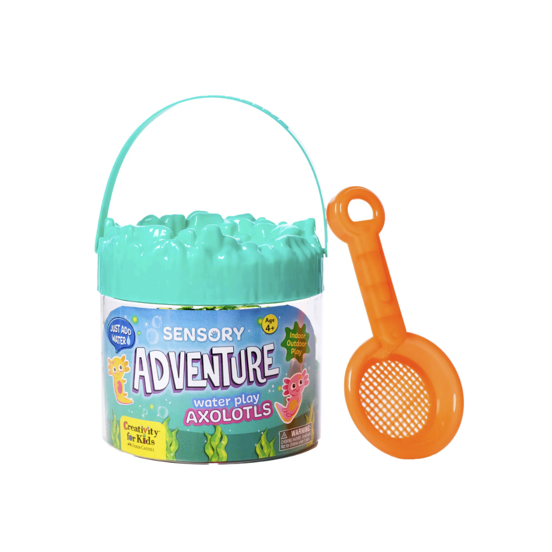 CUBETA ACTIVIDAD SENSORIAL AXOLOTE