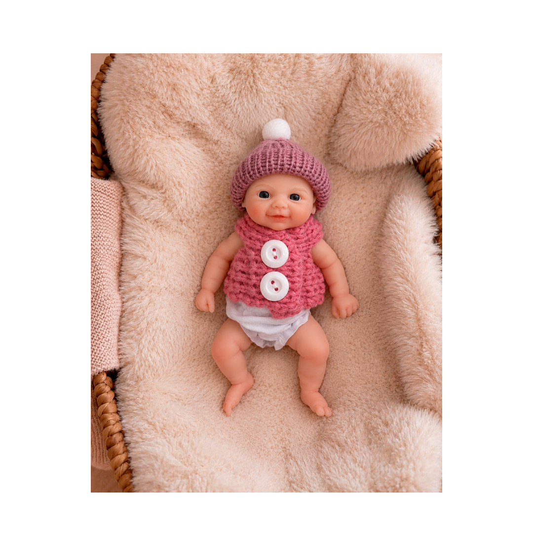 MINI BEBÉ REBORN LÍA 15 CM