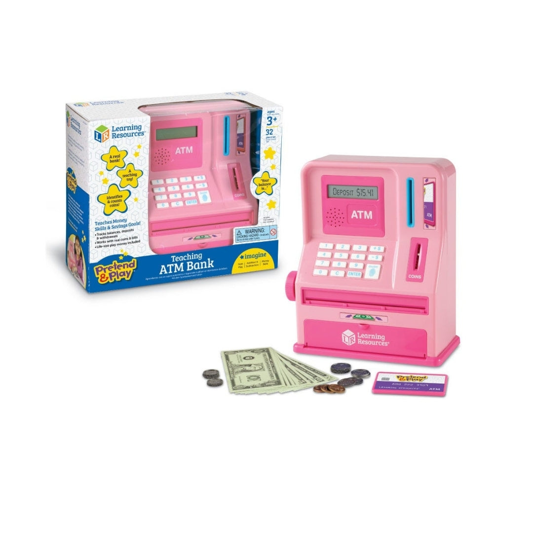 CAJERO AUTOMATICO ROSA PRETEND & PLAY