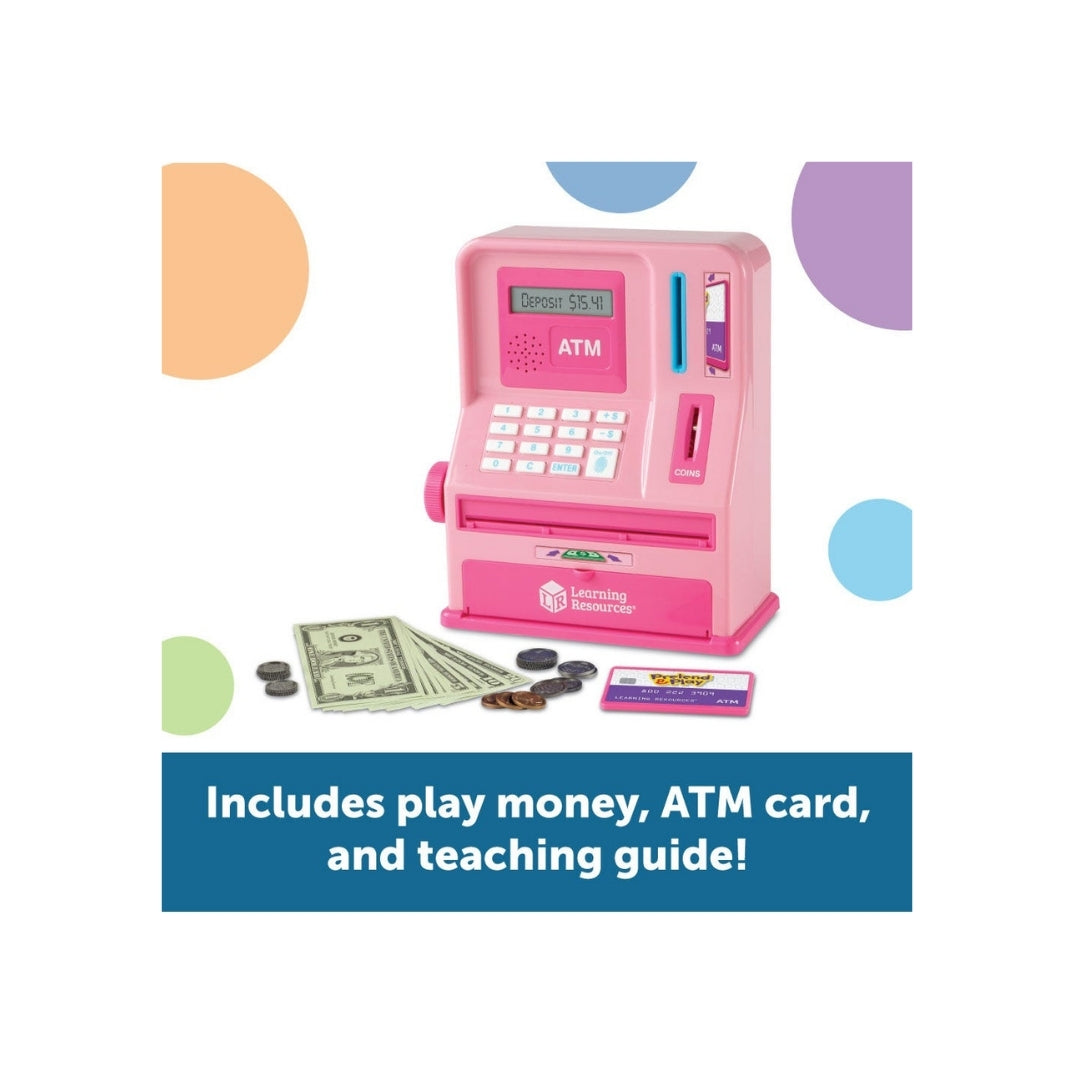 CAJERO AUTOMATICO ROSA PRETEND & PLAY