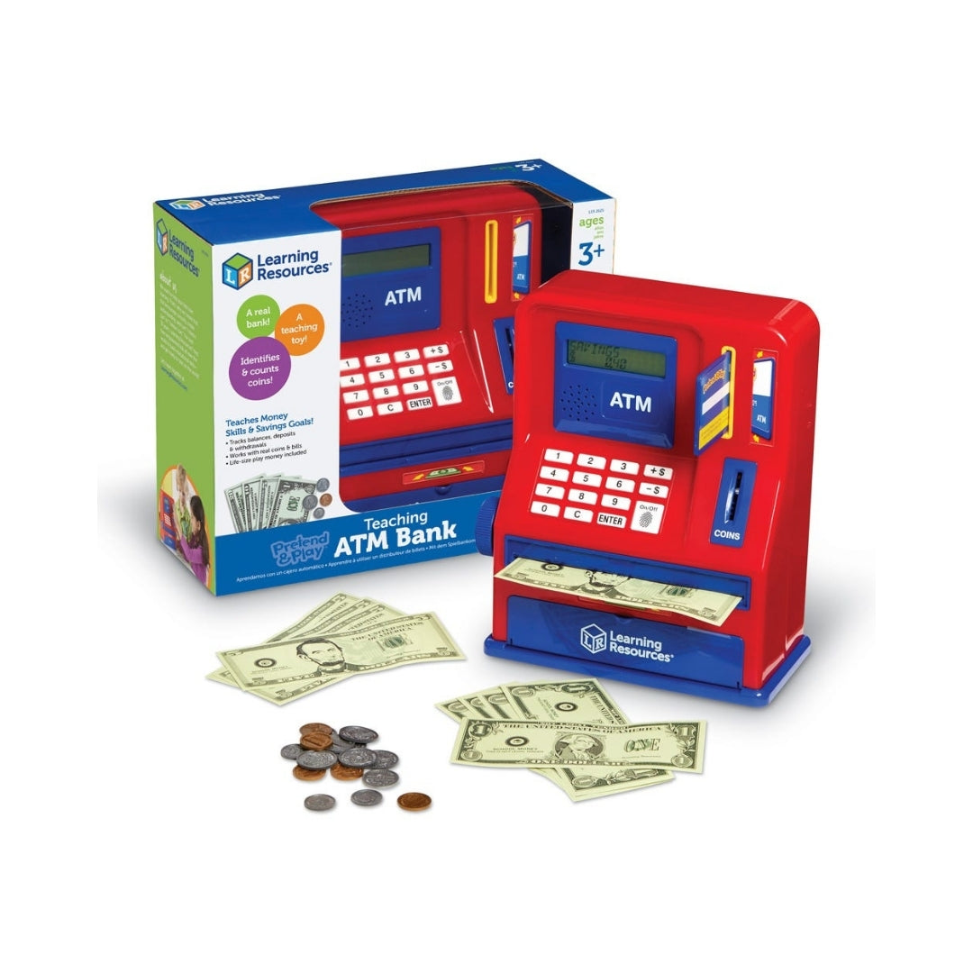 CAJERO AUTOMATICO ROJO PRETEND & PLAY