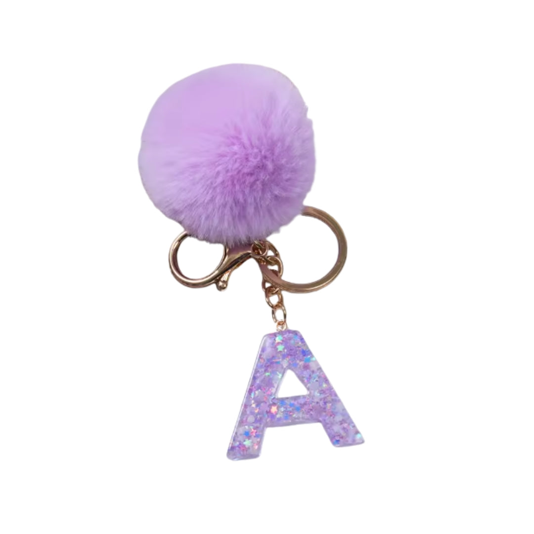 Llavero Letras Morado