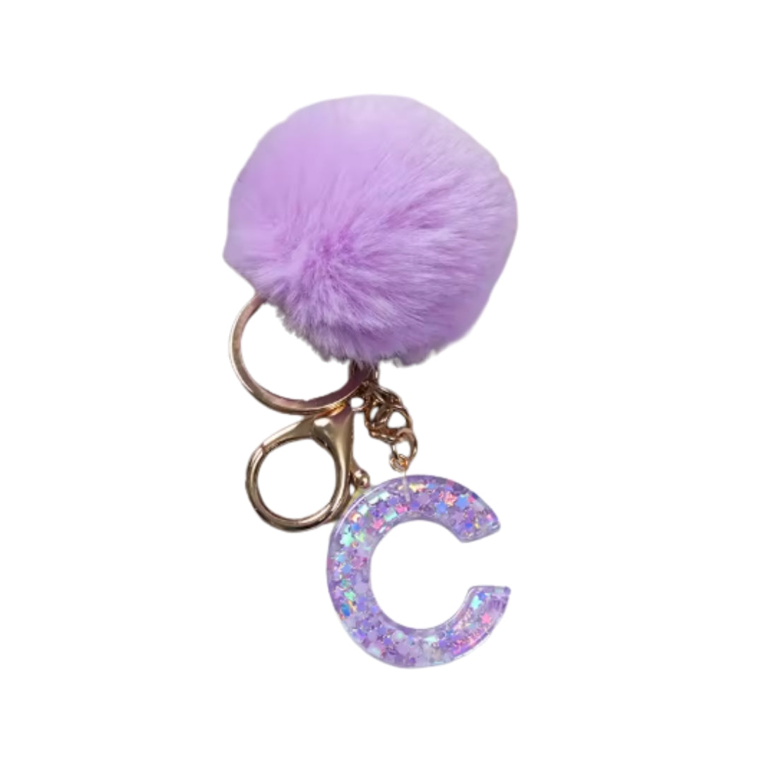 Llavero Letras Morado
