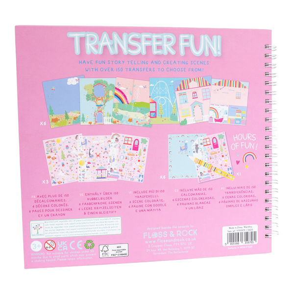 FLOSS & ROCK TRANSFER FUN HADAS & ARCOIRIS