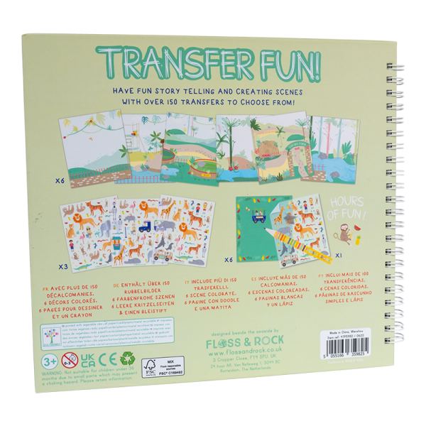 FLOSS & ROCK TRANSFER FUN JUNGLA