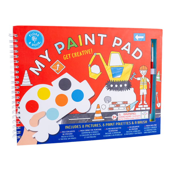 FLOSS & ROCK CUADERNO PARA PINTAR CONSTRUCCION