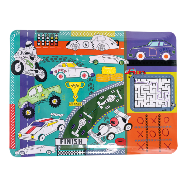 FLOSS & ROCK ALFOMBRA DE JUEGOS Y DIVERSION PARA COLOREAR COCHES