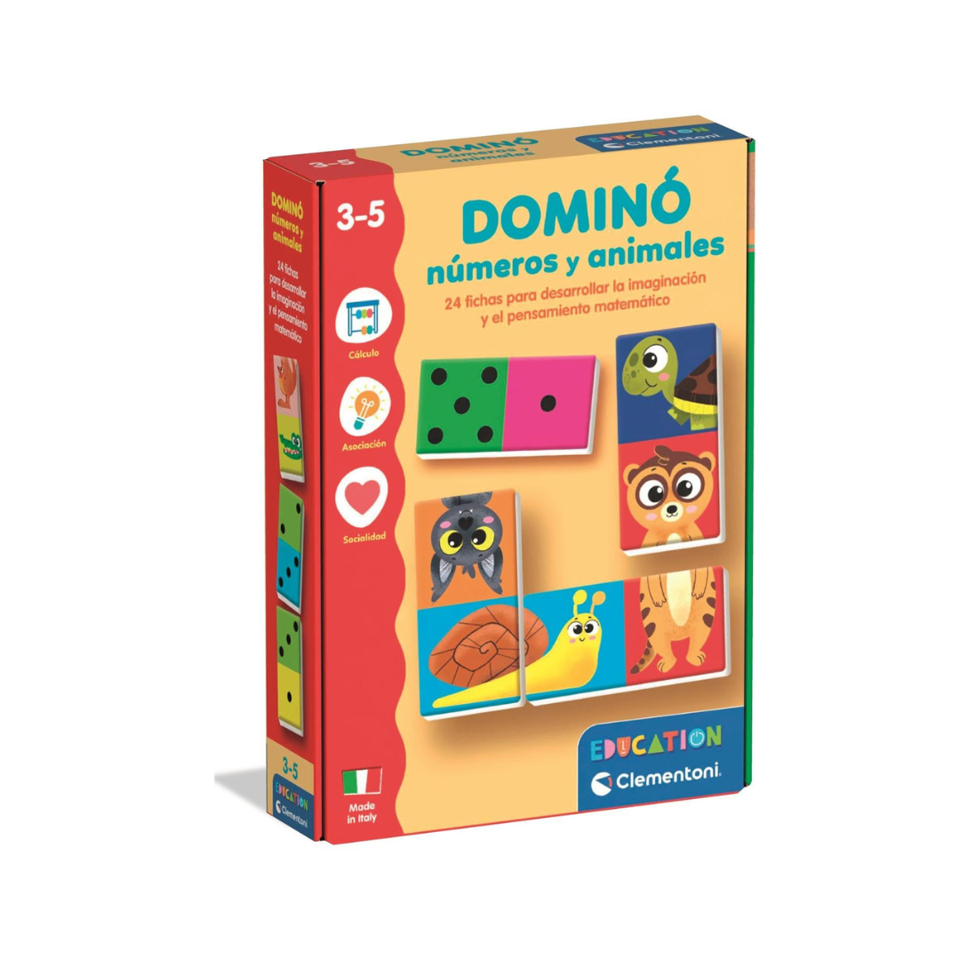 DOMINÓ DE NÚMEROS Y ANIMALES