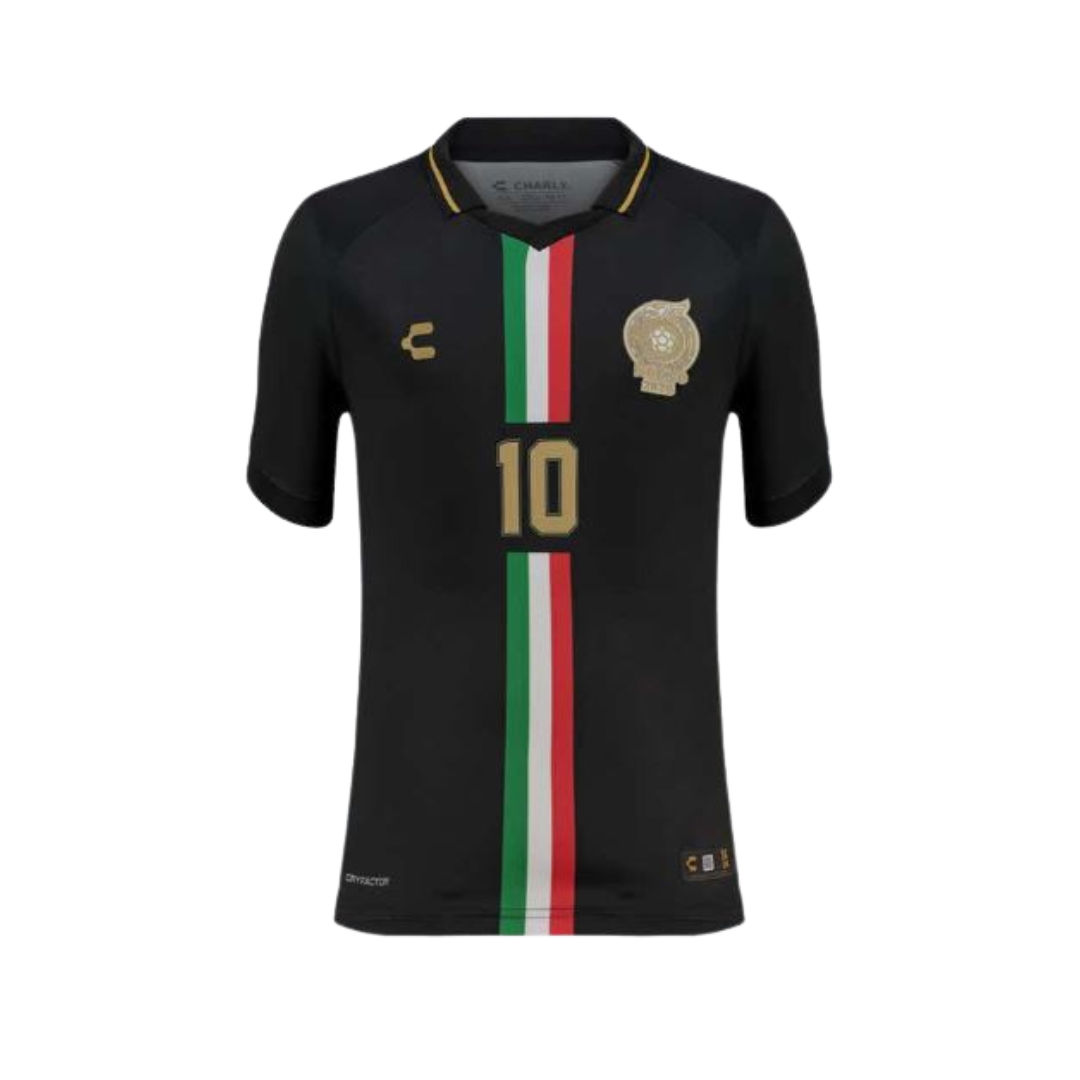 JERSEY CHARLY LEYENDAS 10 FÚTBOL COLOR NEGRO PARA NIÑO