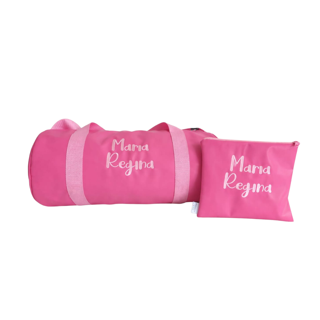 MALETA Y ESTUCHE ROSA ASA ROSA