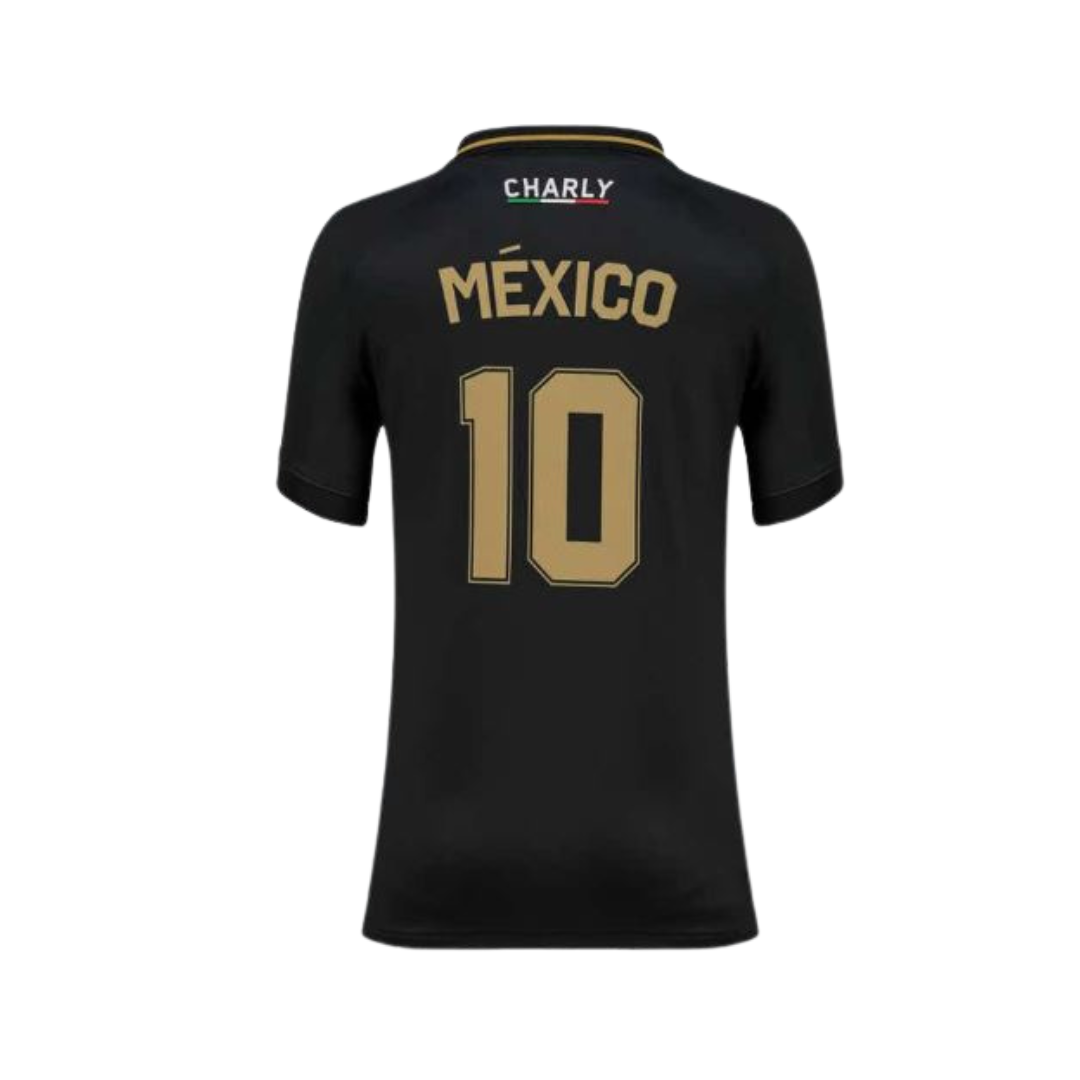 JERSEY CHARLY LEYENDAS 10 FÚTBOL COLOR NEGRO PARA NIÑO