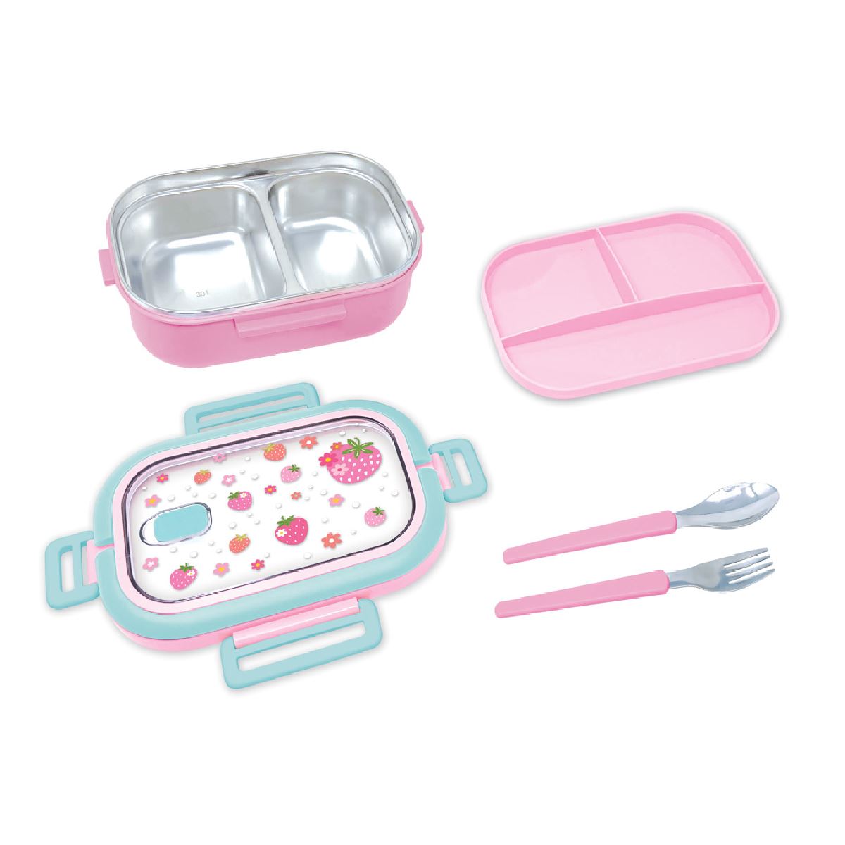 HOT FOCUS BENTO BOX ACERO ARCOIRIS