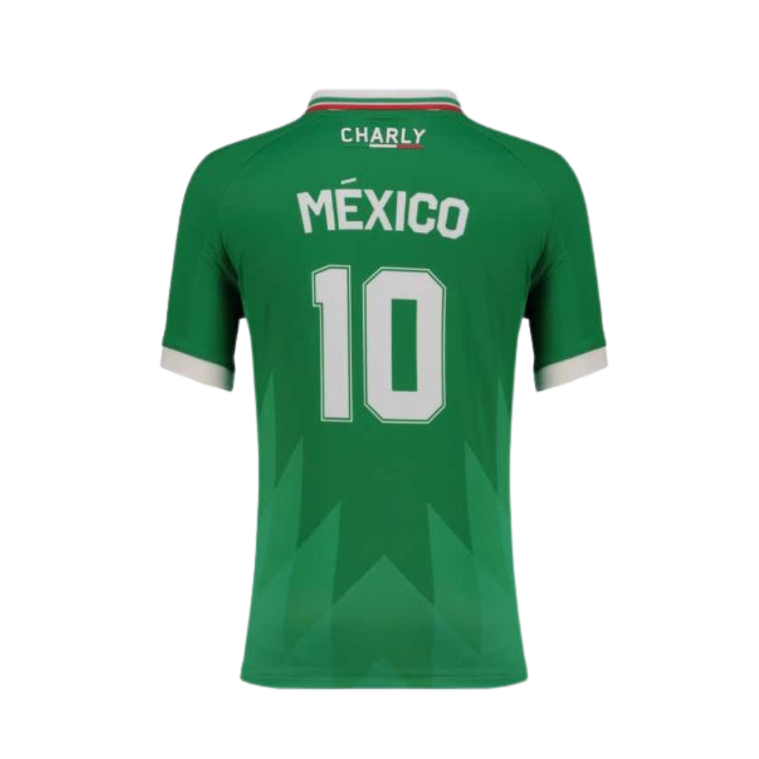 JERSEY CHARLY LEYENDAS 10 FÚTBOL VERDE PARA NIÑO