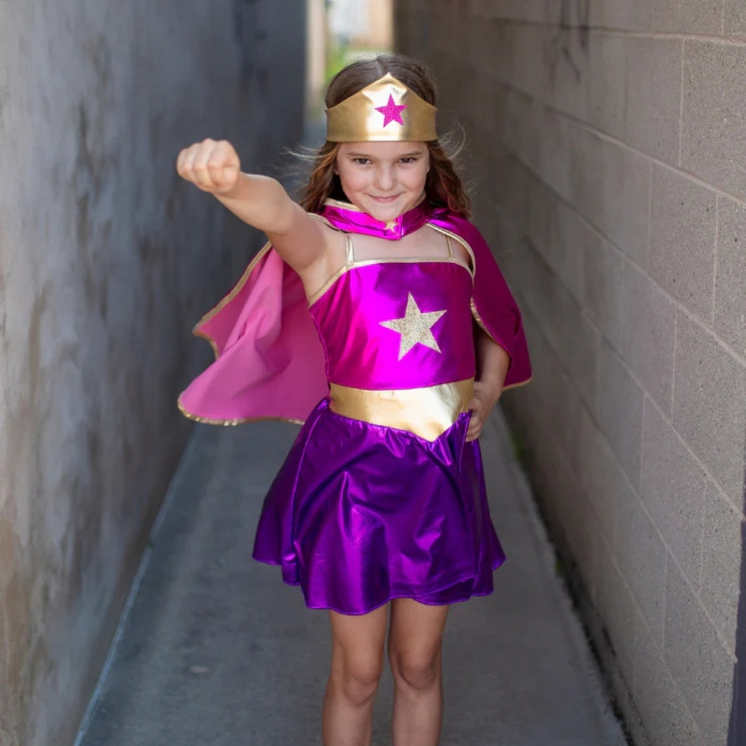VESTIDO DE ESTRELLA SUPERHOREINA MAGENTA