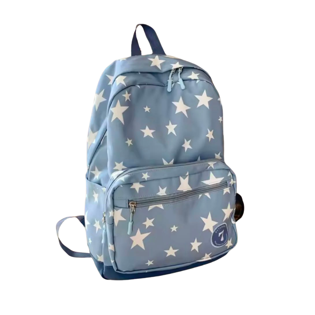 MOCHILA AZUL ESTRELLAS