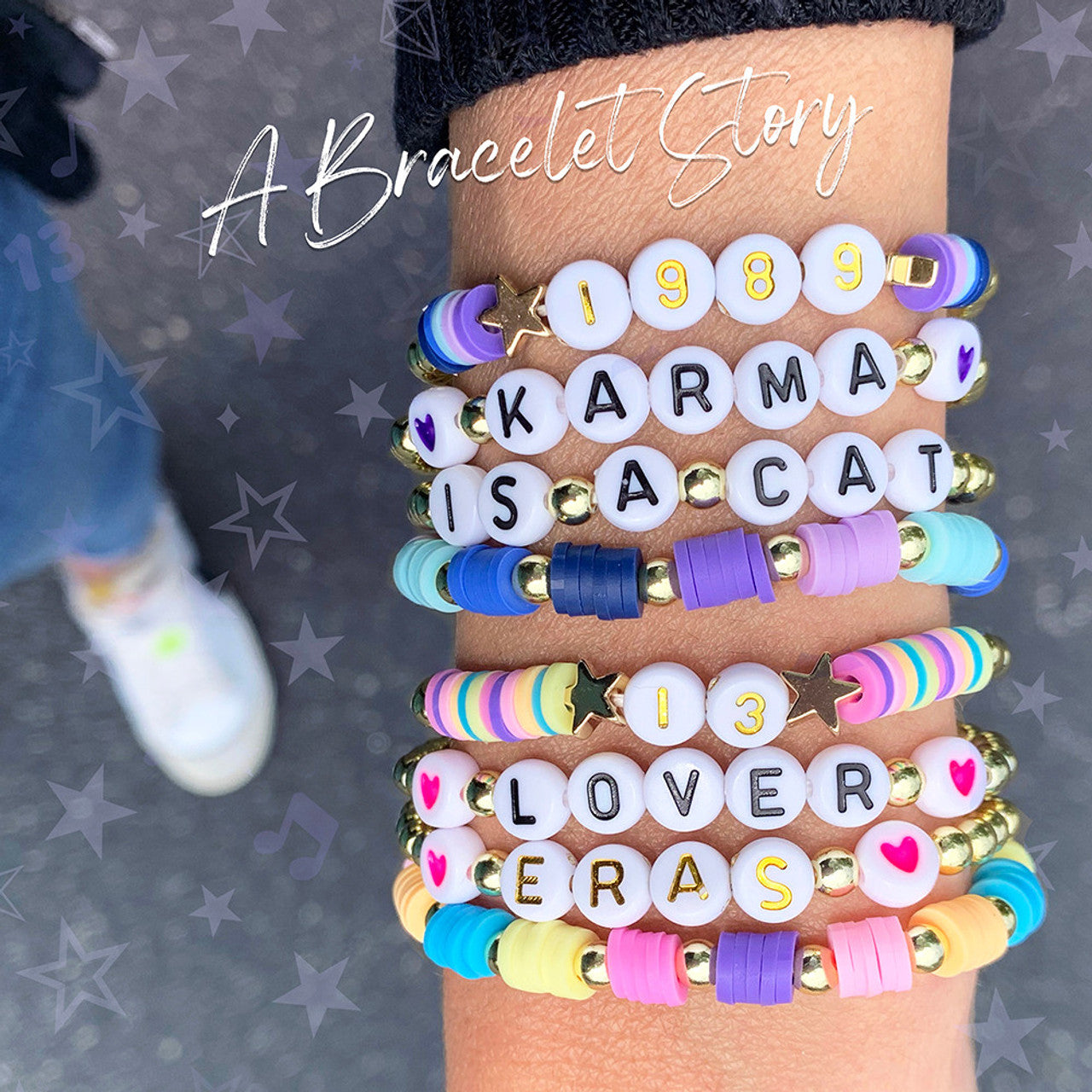 TOP TRENZ SET HISTORIA DE PULSERAS KARMA