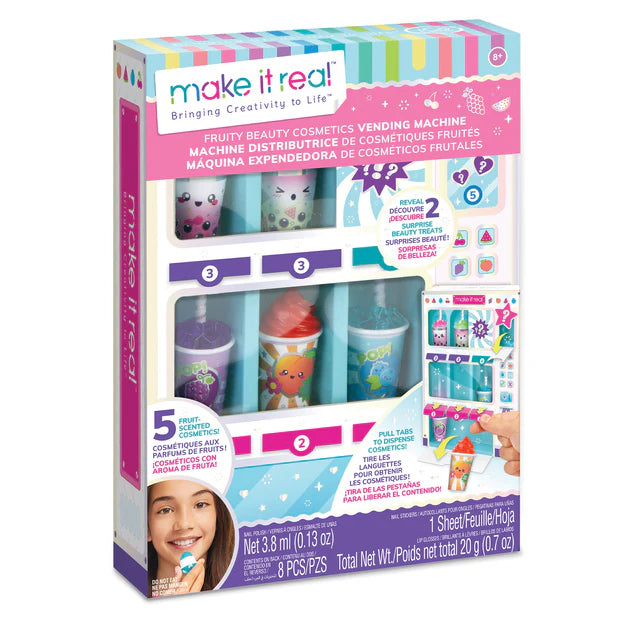 MAKE IT REAL MÁQUINA EXPENDEDORA DE COSMÉTICOS DE BELLEZA DE FRUTAS