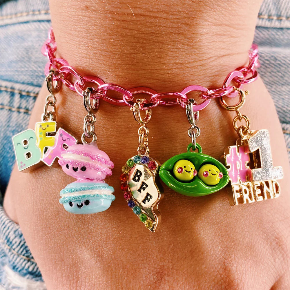 CHARM BFF CORAZÓN ROTO GOLD