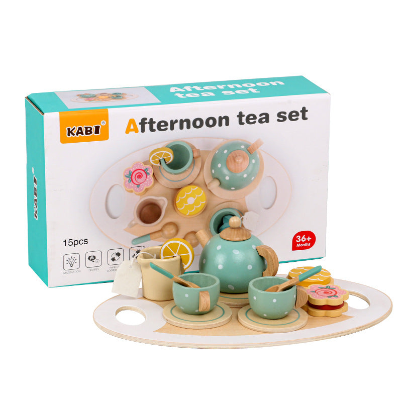 JUEGO TARDE DE TÉ COLOR VERDE