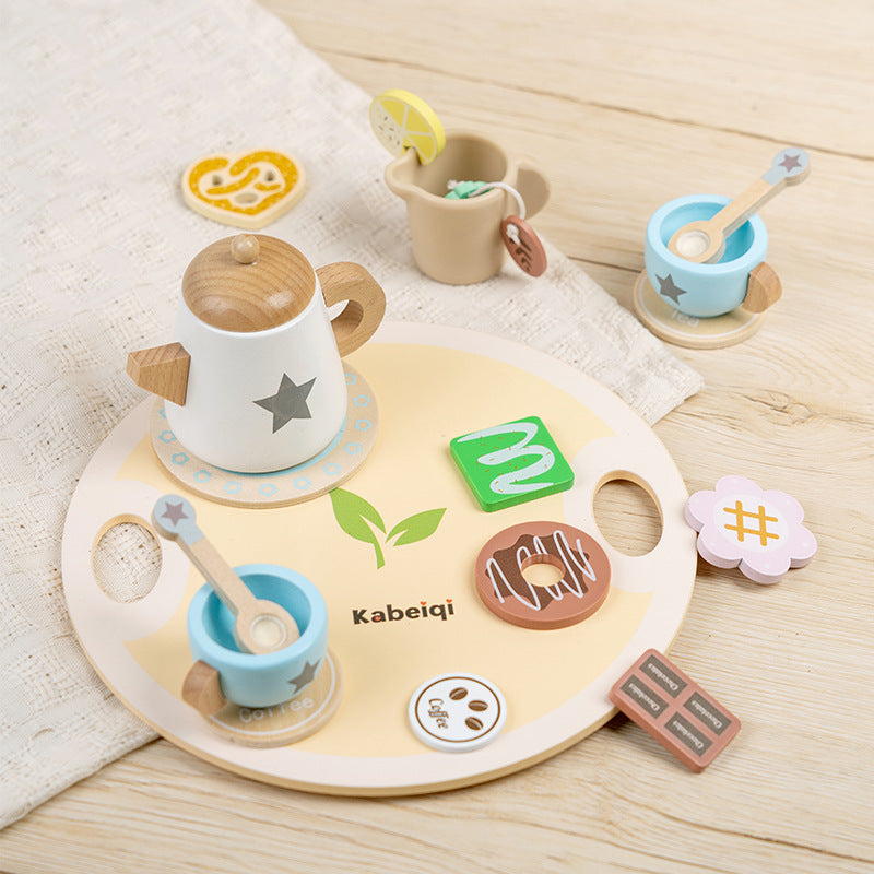 SET DE JUEGO DE TÉ COLOR BLANCO