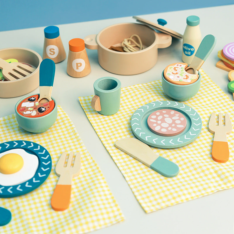JUEGO DE TIEMPO DE COCINA DE MADERA