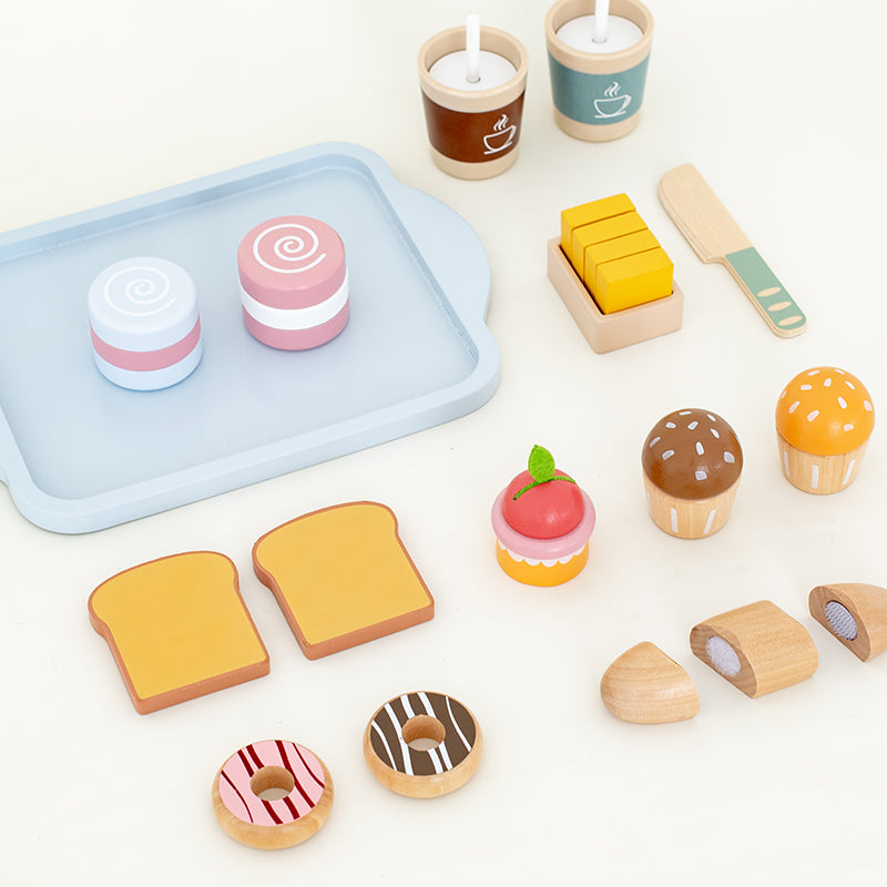 JUEGO DE MADERA DESAYUNO