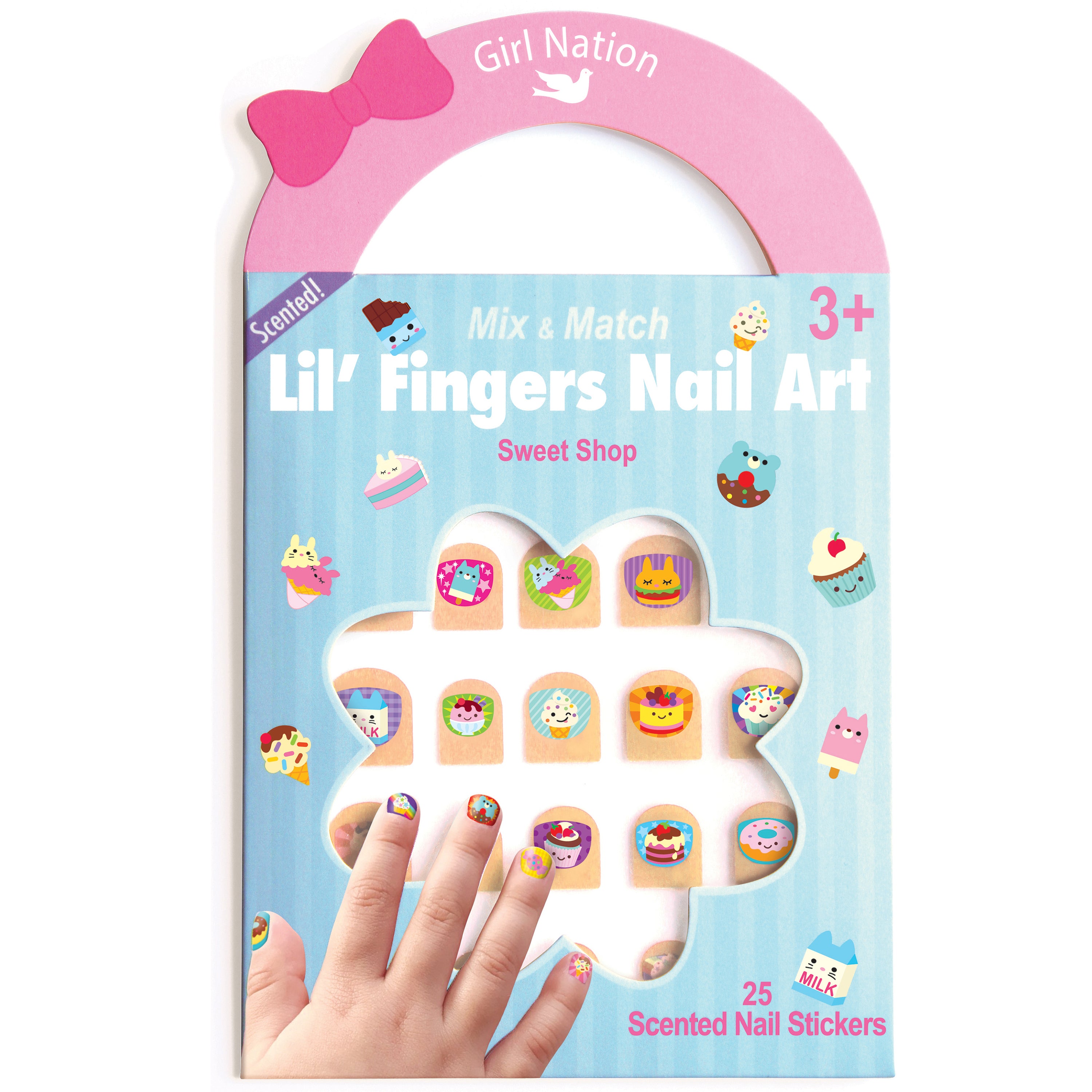 Piggy Story Kit Stickers Aretes y Uñas Cakes