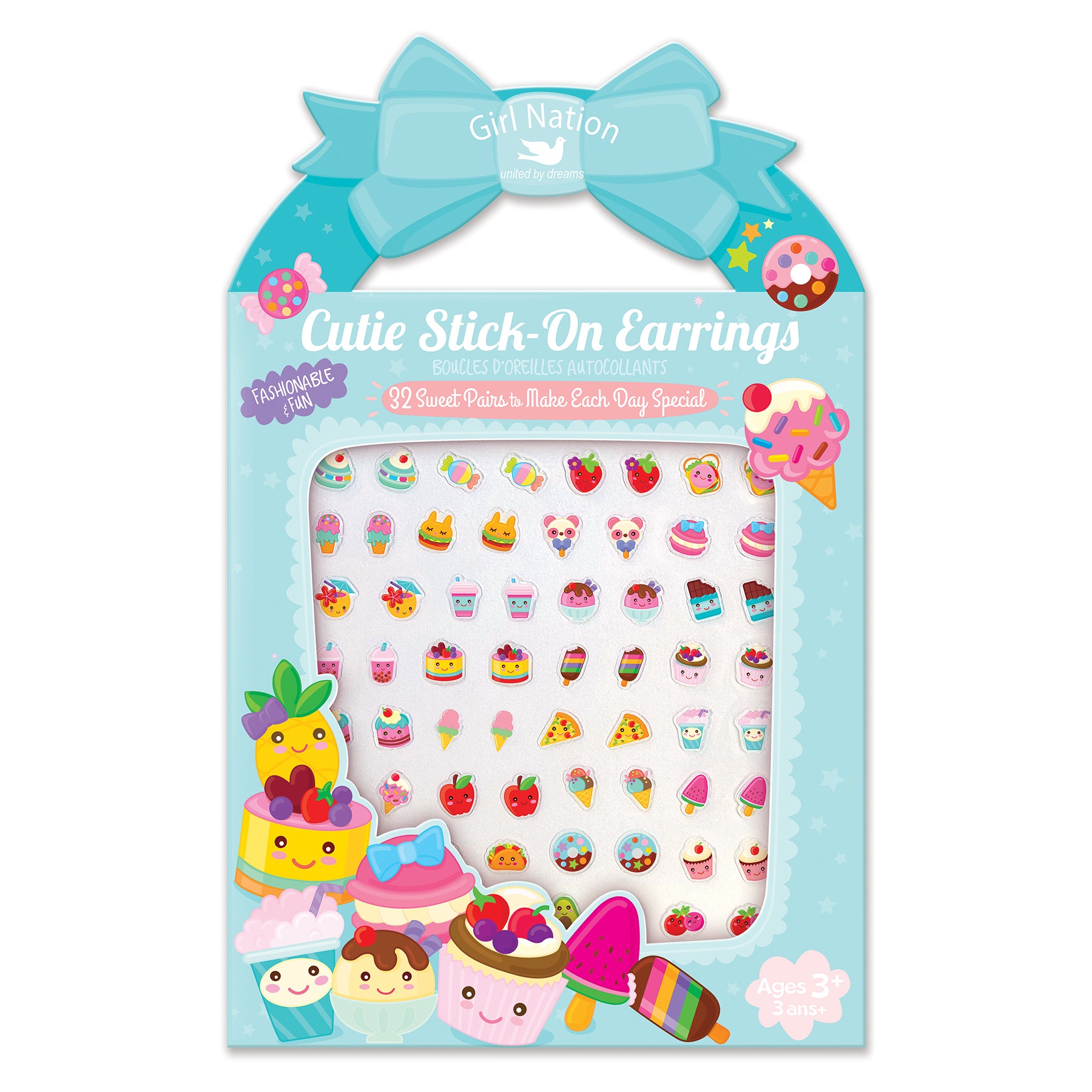 Piggy Story Kit Stickers Aretes y Uñas Cakes