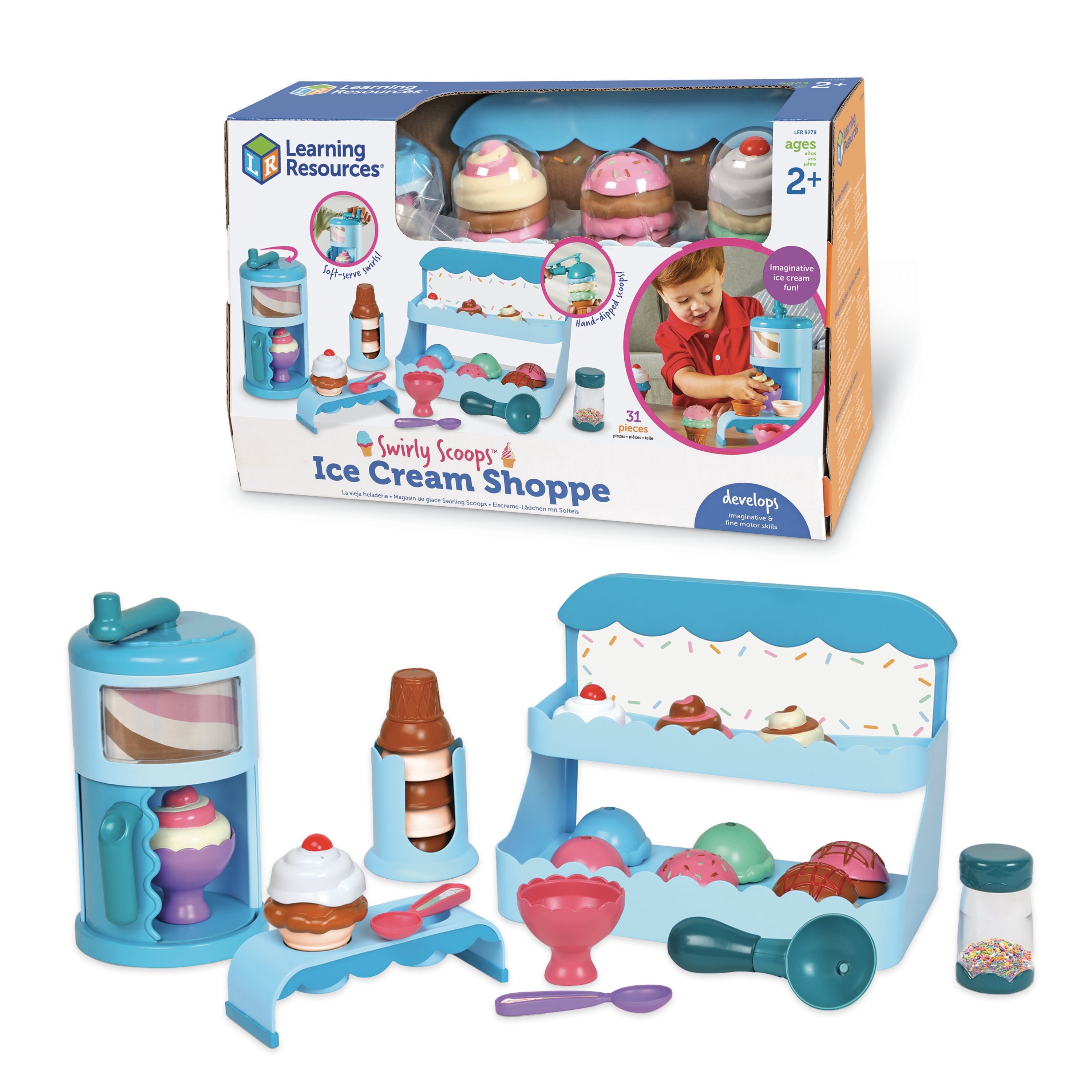 SET DE JUEGO TIENDA DE HELADOS