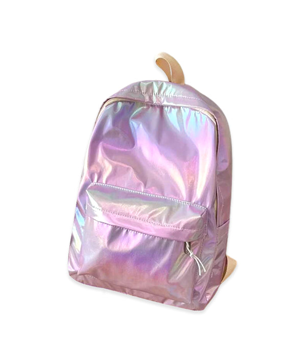 MOCHILA HOLOGRÁFICA LILA